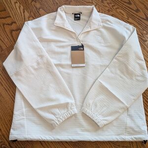 NEW! Women's The North Face Tekware Cream Quarter-Zip Pullover Sizes Medium & XL